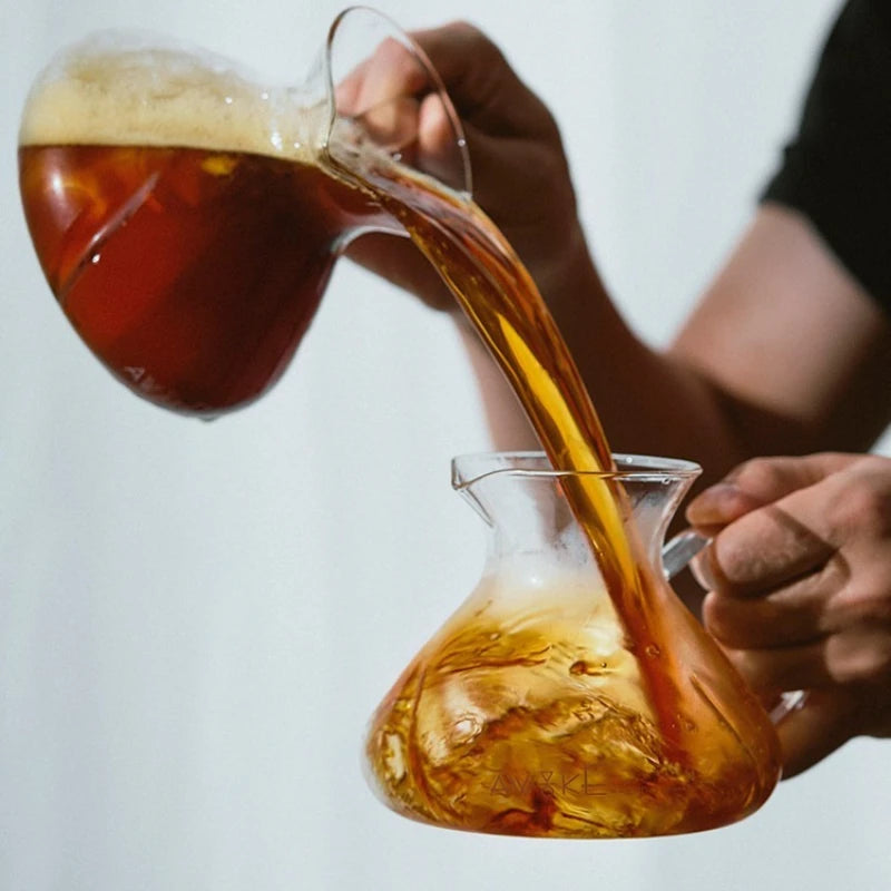 filtre transparent moderne tasse incluse serveur verre qualité haute barista compatible coldbrew espresso