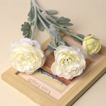 décoration intérieure bouquet pivoines artificiel rose blanc moderne élégant mariage anniversaire
