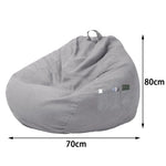 coussin sol gris uni moderne poche taille xl sans remplissage