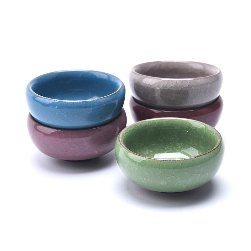 coupelle céramique moderne bleu vert marron gris rose craquelée aspect minimaliste