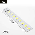 bande led blanc jaune matrice diodes modernes 31mm 75mm 150mm cible diy usb
