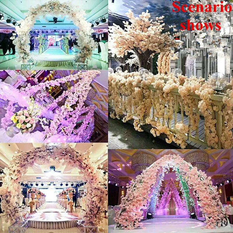 Fleurs cerisier artificielles blanches pour baby shower