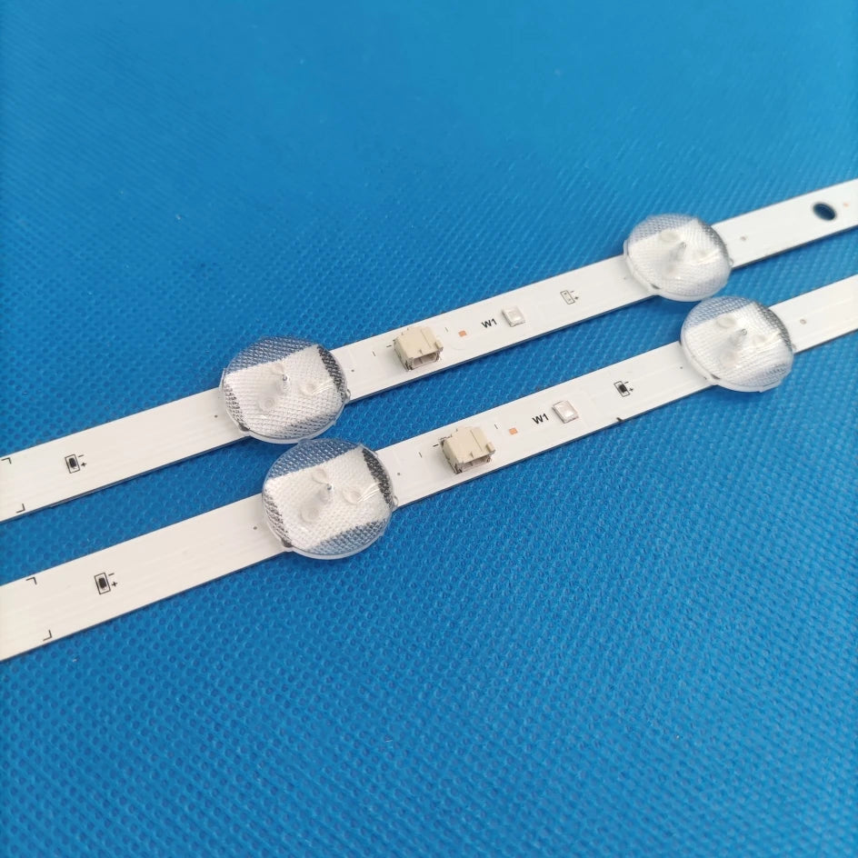 barre lumineuse led blanc moderne adhésif 620mm rectiligne lisse opaqué connecteurs électriques