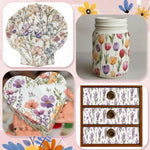 serviettes papier multicolore fleurs romantique mariage anniversaire décoration 20 pièces 13 pouces 33 cm