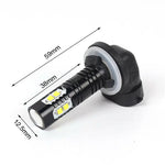 ampoules led 12000lm h8 h16 6000k 12v 24v blanc noires modernes vtt voiture camion