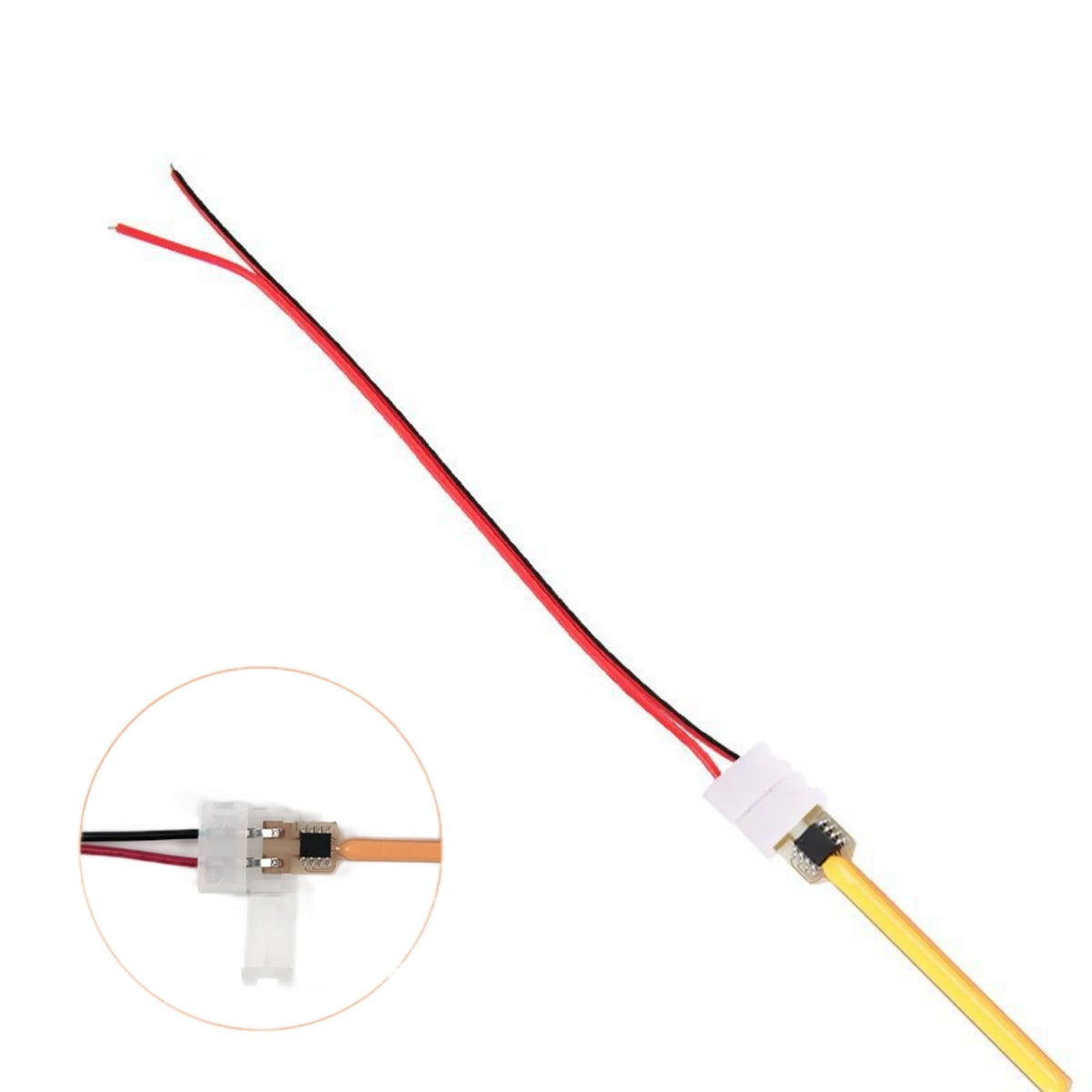ruban led flexible éclairage décoratif autocollant changement couleur interrupteur connecteur électrique moderne intérieur