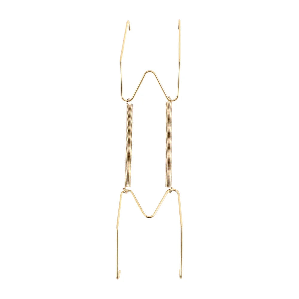 support assiettes doré moderne clips métalliques 10 12 14 16 pouces.linspace('', 2)