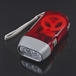 lampe dynamo rechargeable led rouge bleu jaune transparent utilitaire campingextérieur