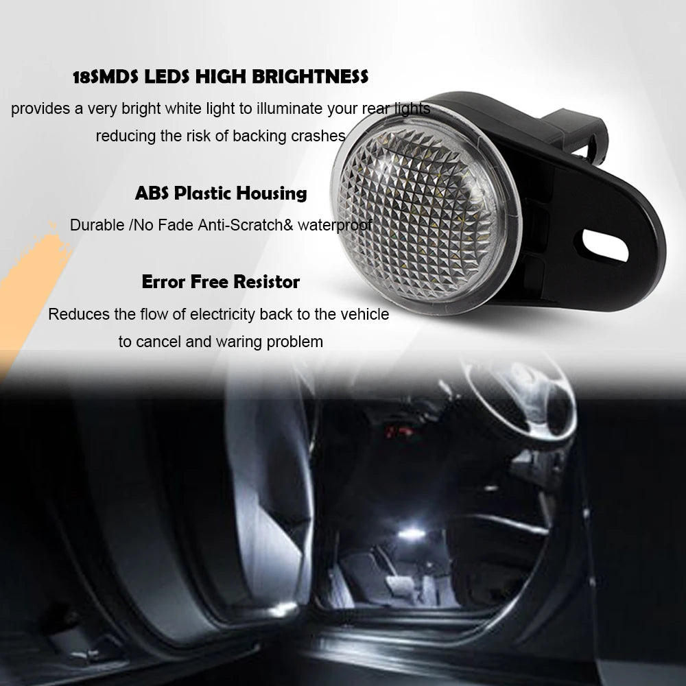 lampe led sol blanc moderne clips fixation jeep wrangler 1999 2010 points opaquesintérieur voiture