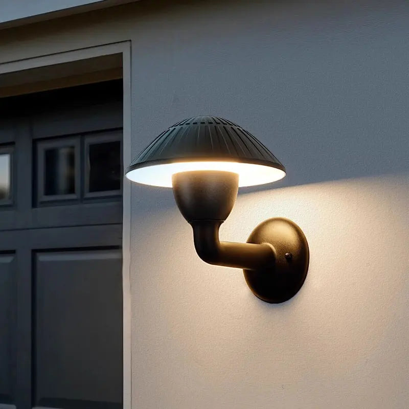 applique murale moderne aluminium noir ip65 12w éclairage maison led 249 2000lm