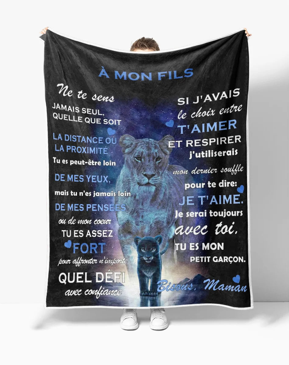Couverture personnalisée prénom cadeau anniversaire