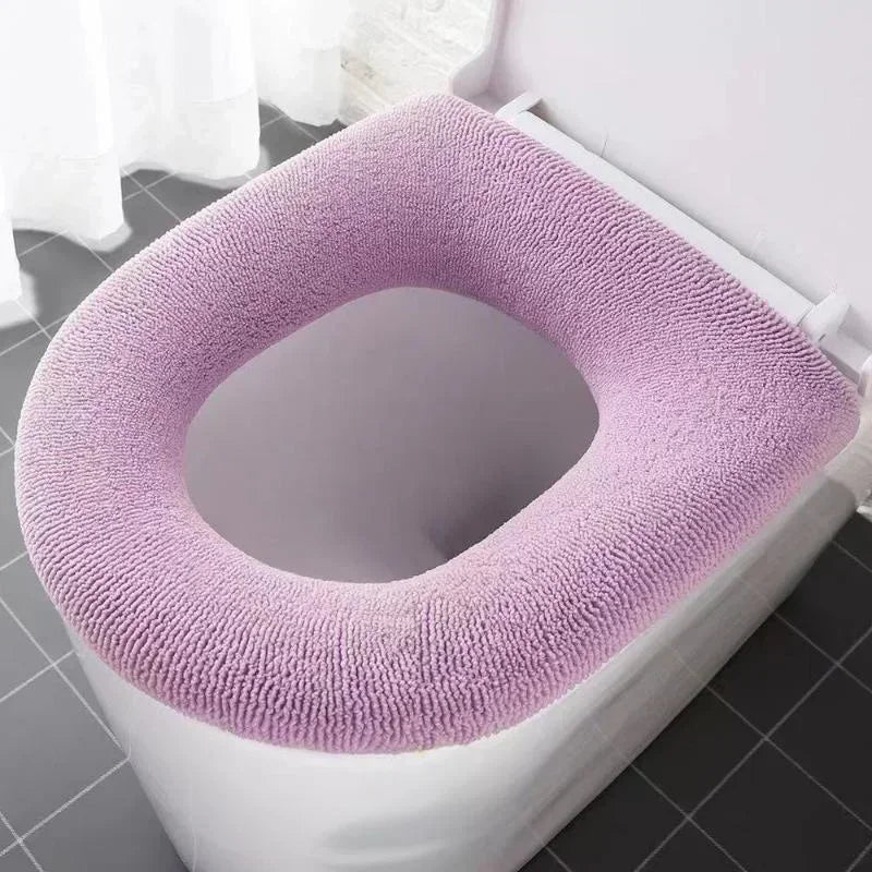 couvre siège toilette panda motif gris doux microfibre moderne respectueux environnement