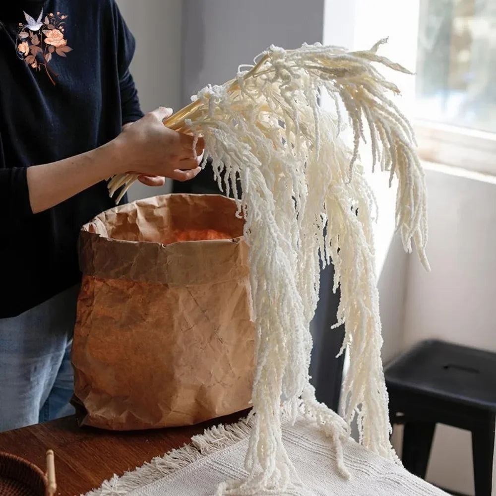 Amaranthus séché suspendu gris décoration murale