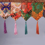 sac main patchwork brodé couleurs vives ethnique boho chic tassels multicolores
