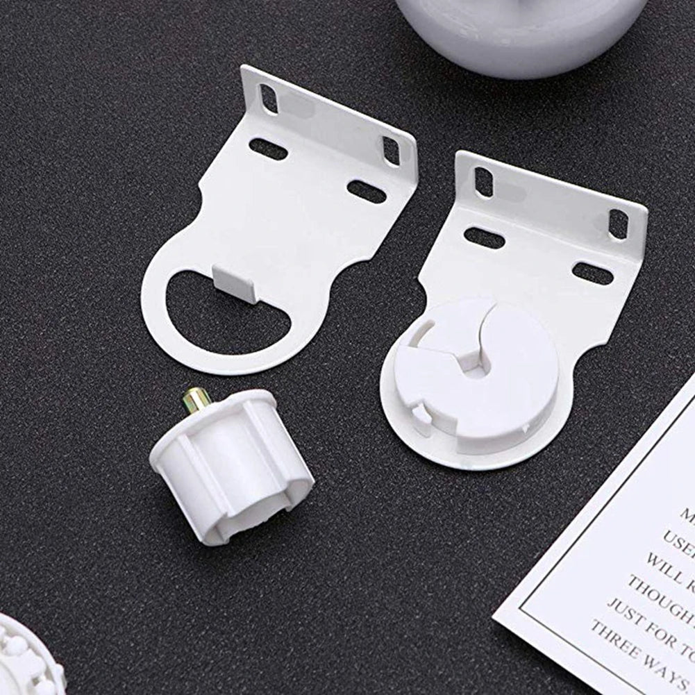 rideau blanc moderne kit clips rouleau guide decoration chambre salon