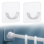 crochet mural adhésif blanc bleu moderne 2pcs 4pcs 6pcs 8pcs transparent uni salle bains