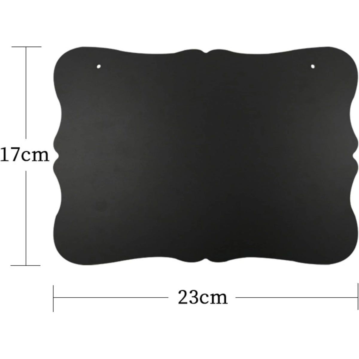 tableau noir classique bois fixations 17cm 23cm écriture craie magasin bar coiffeur