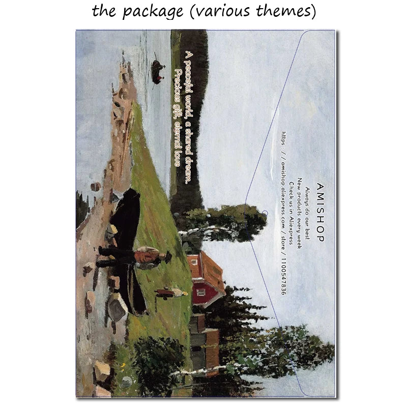 kit broderie personnages paysages multicolore coton feutre aiguilles toile aida carte papier
