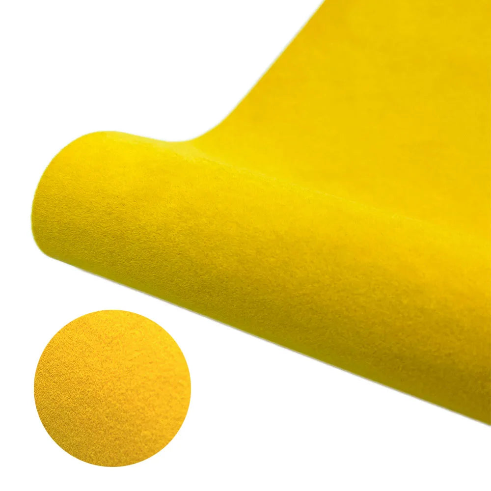 rubans adhésifs velours opaques moderne rouge jaune bleu rose blanc gris simple floqué 20cm