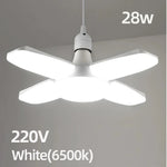 lampe pliable E27 blanc moderne minimaliste plissé feuilles opacité 65mm 92mm 145mm 28W LED