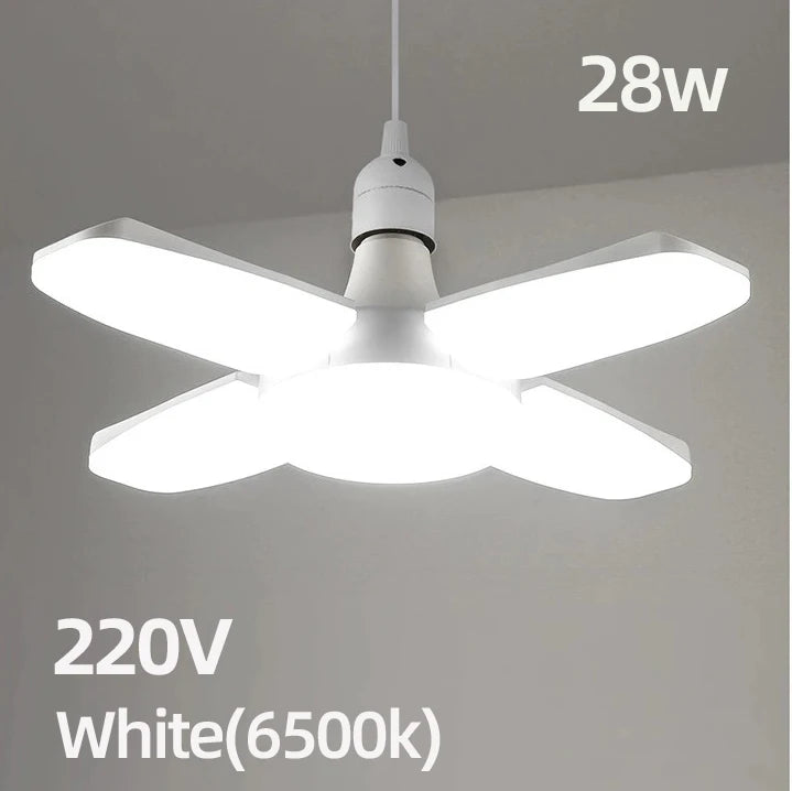 lampe pliable e27 blanc moderne minimaliste plissée forme feuille 92mm 145mm led 28w