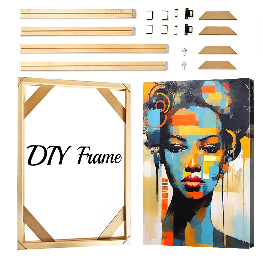 toile personnalisable photo couple plage mariage portrait femme kit diy cadre