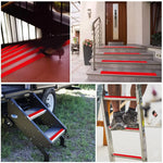 ruban adhésif antidérapant rouge pailleté moderne adhésif scie papier verre non slip tape
