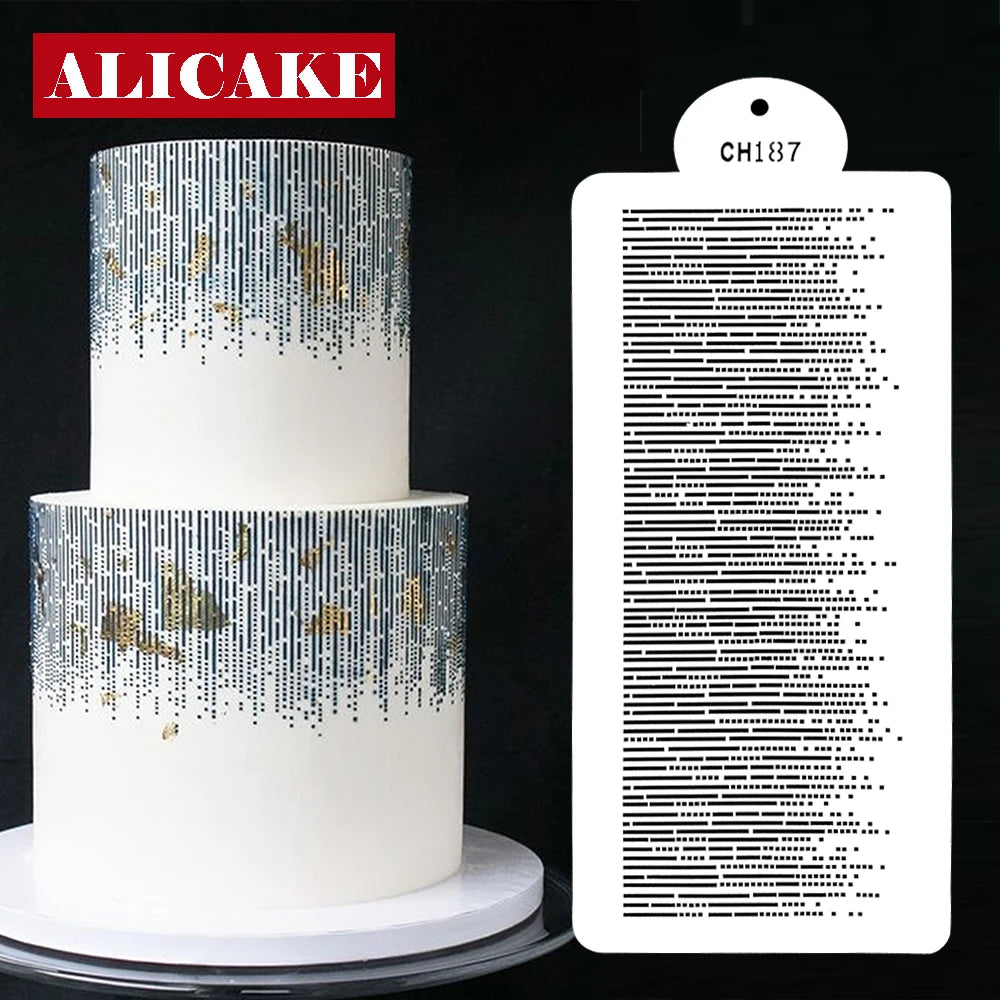 feuille mariage fondant dentelle outil pâtisserie plastique respectueux environnement noir blanc moderne minimaliste