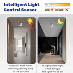 Spot lumineux moderne LED 12W blanc noir anti éblouissement détecteur mouvement 3000K 4000K 6000K