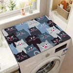 tapis séchage moderne chatons mignons gris noir blanc anti dérapant