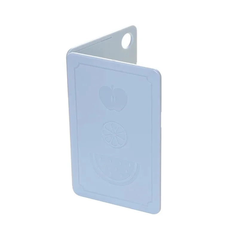 planches découpe pliables antibactériennes fruits motifs reliefs modernes bleu blanc