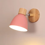 applique murale moderne bois naturel lampe intérieur salon chambre interrupteur câble
