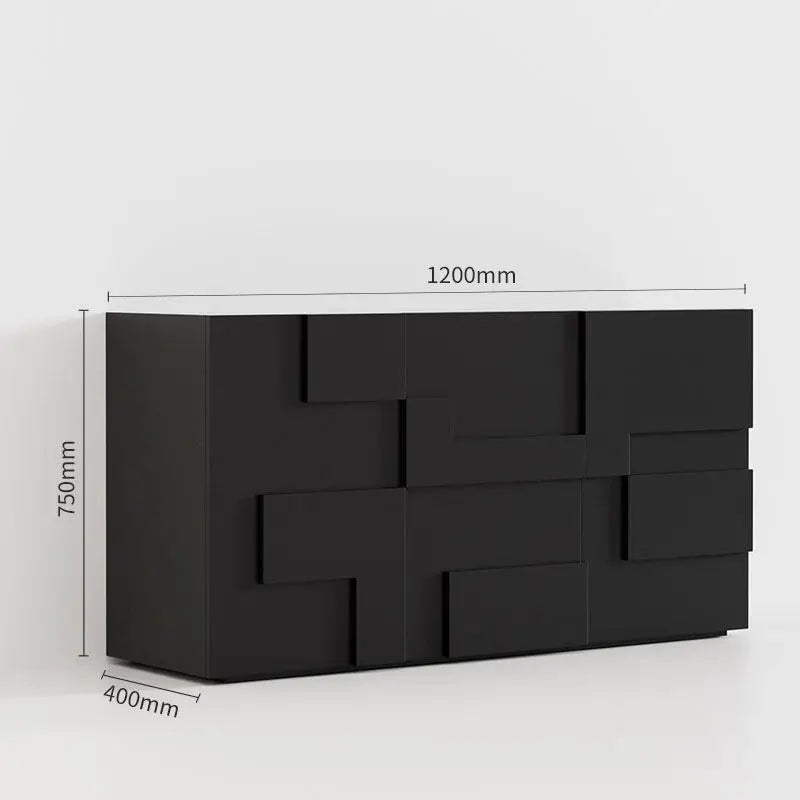meuble rangement moderne blanc noir armoire salon entrée minimaliste.storage maroc