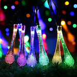 guirlande lumineuse noël blanc chaud boules abeilles fleurs moderne étanche led solaire