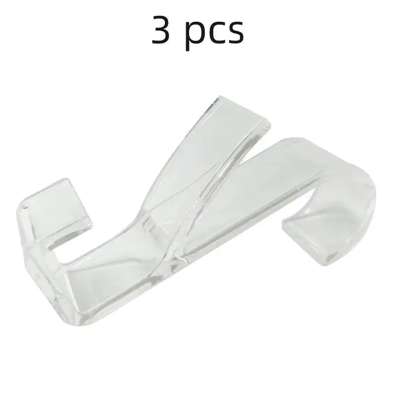 crochets multifonctionnels blancs transparents modernes lisses facile porte salle bain