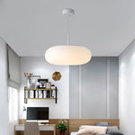 suspension lumineuse moderne 50cm blanc led câble ajustable opacité chambre salon