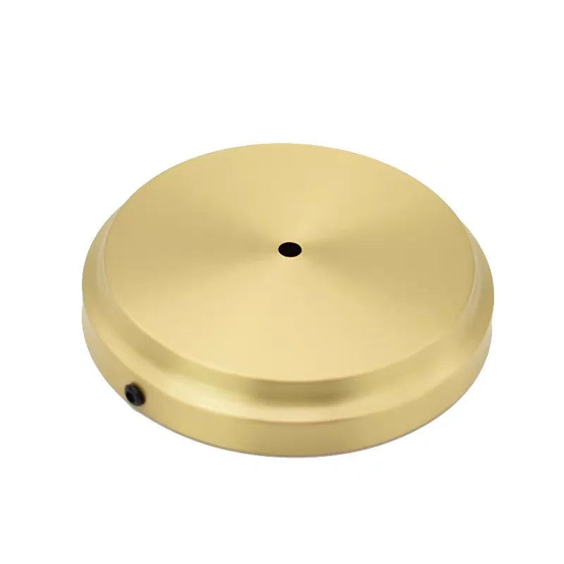base lampe cuivre doré moderne lisse brillant 100mm 222mm 30mm 40mm