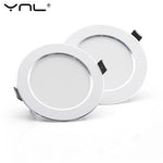 spot led encastré rond blanc moderne cuisine salon intérieur éclairage intérieur