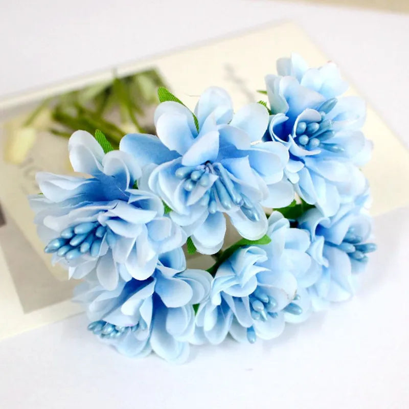 bouquets fleurs artificielles marguerites chrysanthèmes scrapbooking mariage décoration festive