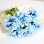 bouquets fleurs artificielles marguerites chrysanthèmes scrapbooking mariage décoration festive