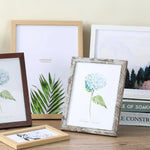 cadre photo bois naturel rustique moderne clips décoration murale maison cadeau
