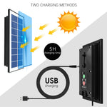 ruban led solaire ip67 waterproof 5m multicolore télécommande moderne extérieur noël