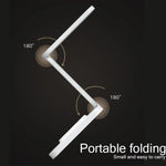 lampe pliable led portable blanc moderne sans fixation charge veilleuse