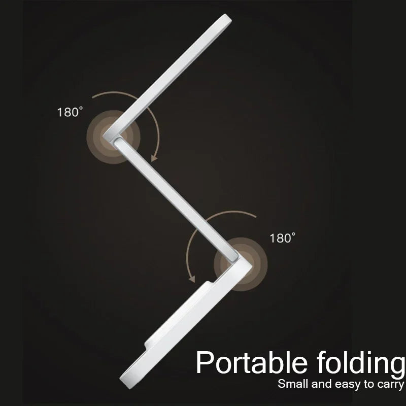 lampe pliable led portable blanc moderne sans fixation charge veilleuse
