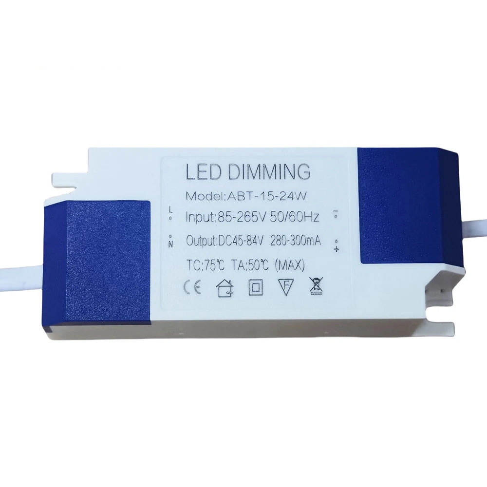 transformateur led 120v 240v blanc bleu moderne 7w 24w 85v 265v 280ma