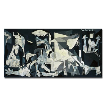 toile abstraite Picasso composition humaine moderne décoration chambre salon impression haute définition