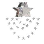 guirlande étoiles or argent blanc festives anniversaire noël mariage décoration chambre enfants métalliques brillantes