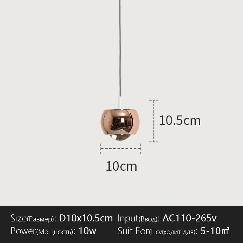 luminaire suspendu moderne noir doré opaque mat éclairage salon chambre coucher