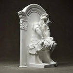 statues plâtre figures humaines classiques art antique romain grec décoration