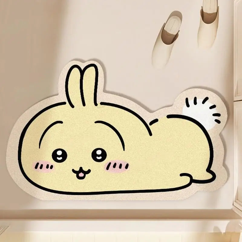 tapis sol antidérapant polyester personnages mignons salle bain cuisine intérieurversible lavage machine main durable